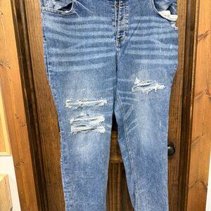 MAURICES JEANS, SIZE 24W, BLUE
